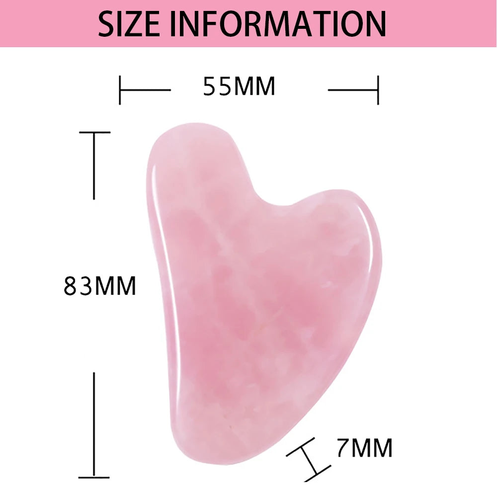 Heart Shape Beeswax Gua Sha Face Massager Board