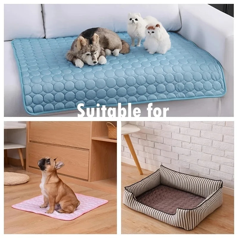 Extra Large Dog Cooling Mat Ice Blanket Bed