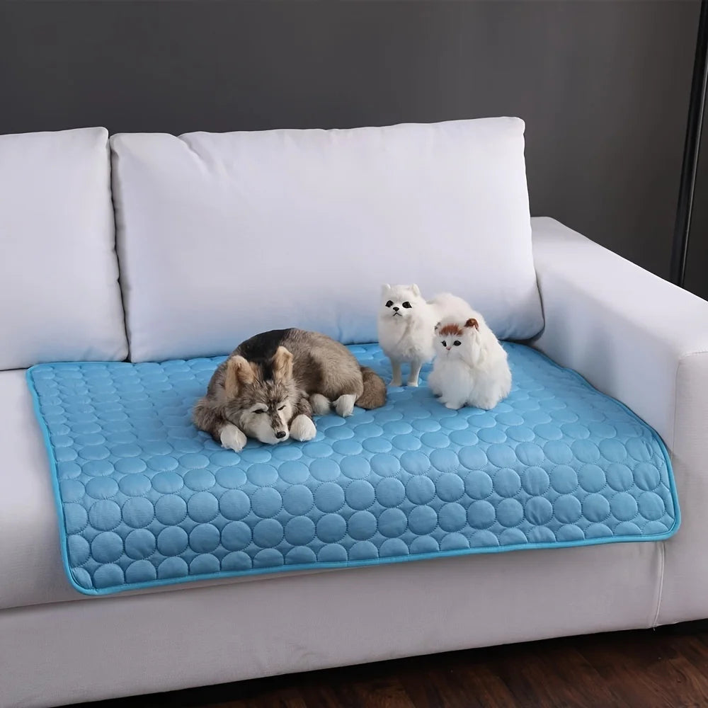 Extra Large Dog Cooling Mat Ice Blanket Bed