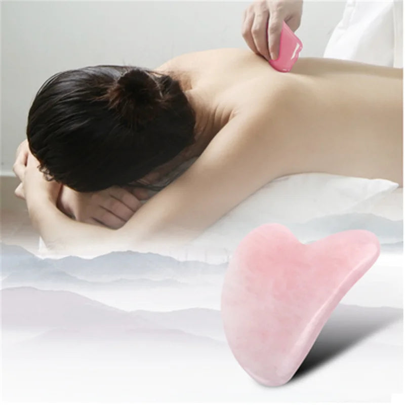 Heart Shape Beeswax Gua Sha Face Massager Board
