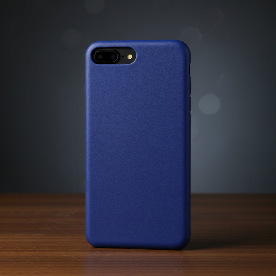 iPhone 7/8 Plus Case, Denim Leather