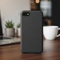 iPhone 7/8 Case, Grey Leather