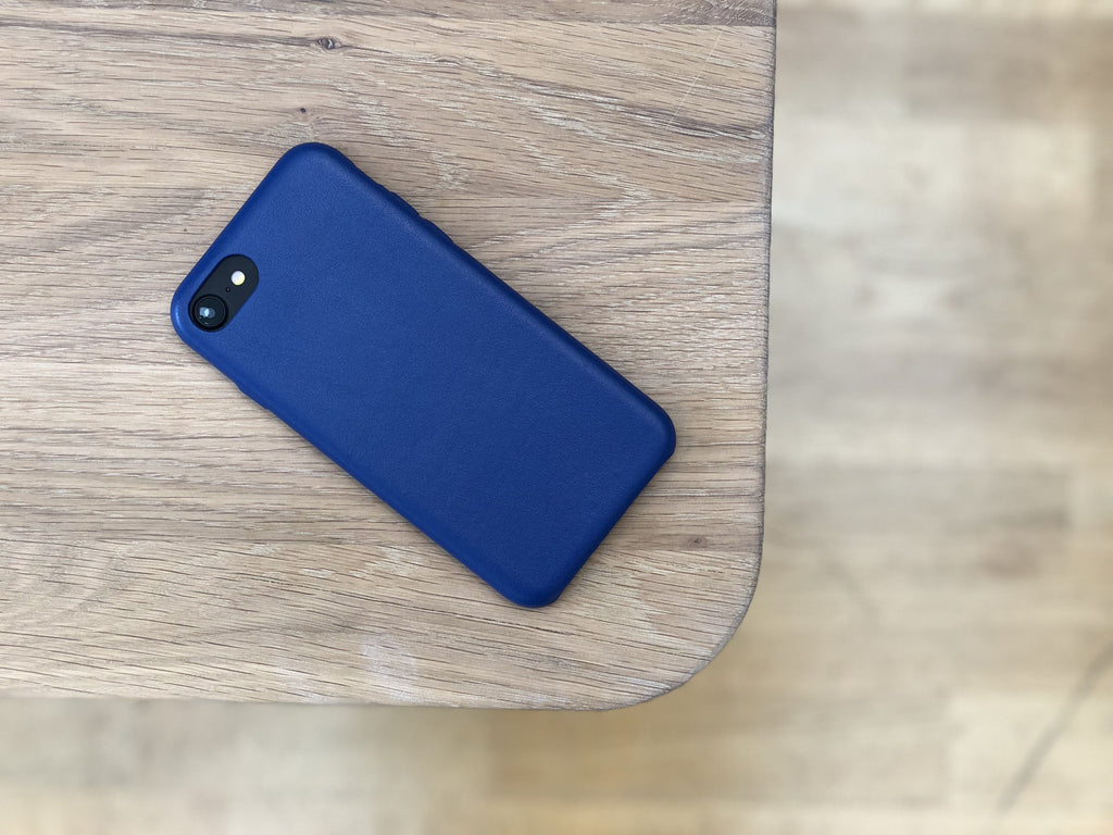 iPhone 7/8 Case, Denim Leather-2