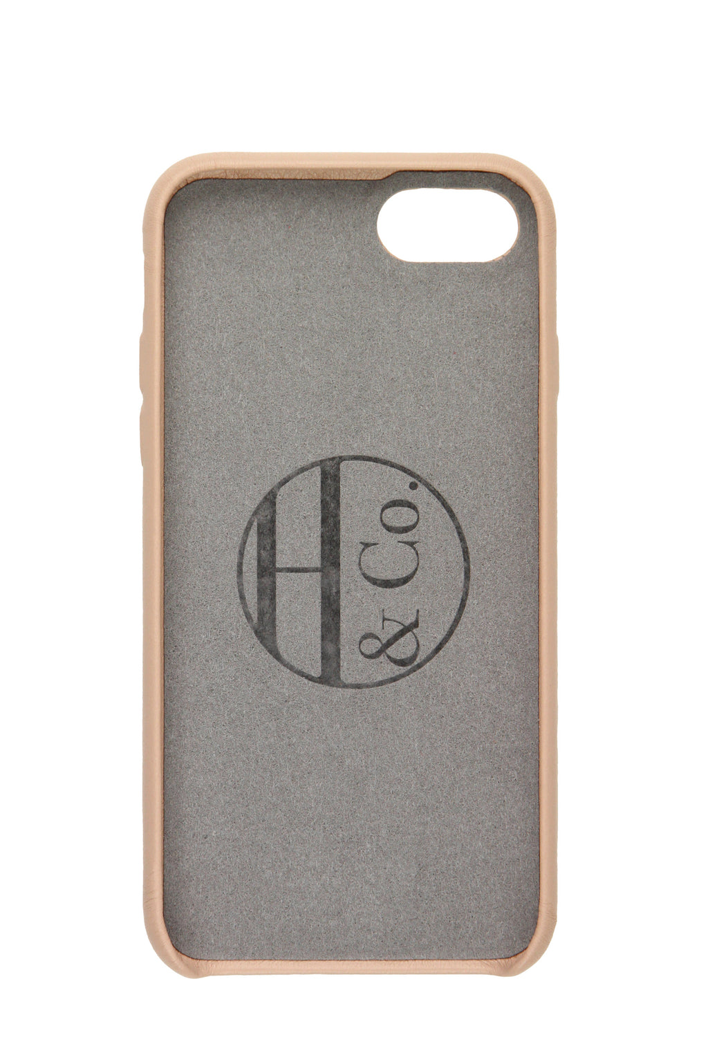 iPhone 7/8 Case, Pink Leather-1