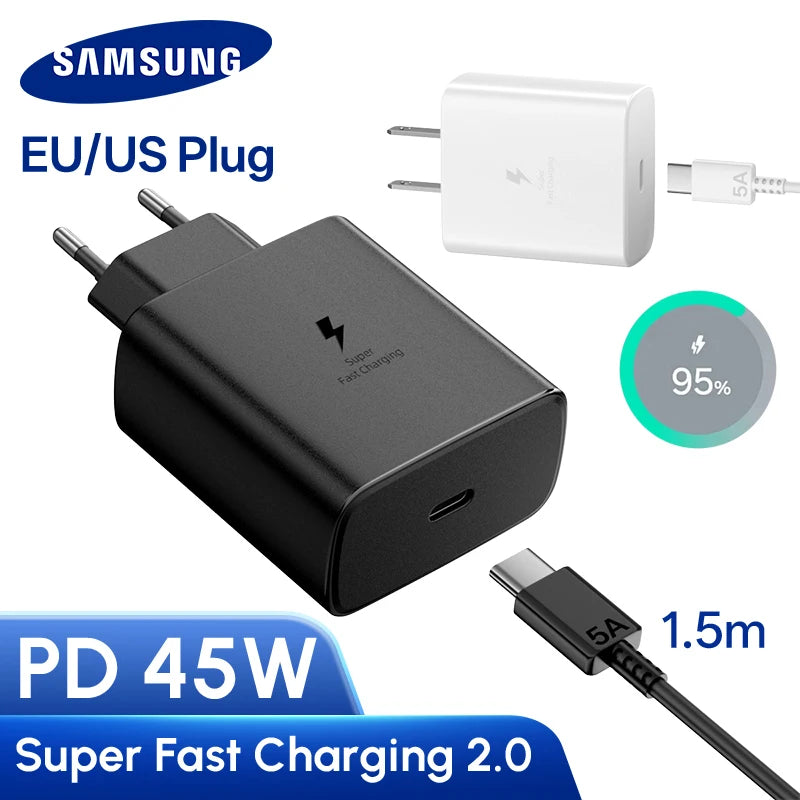 Samsung 45W Super Fast USB-C Charger Adapter