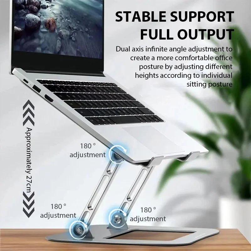 Adjustable Carbon Steel Laptop Stand Foldable Holder