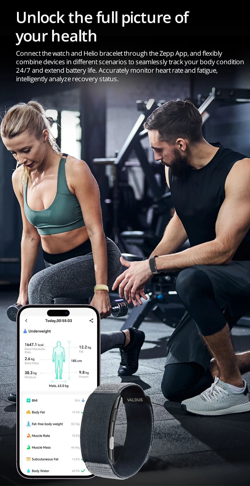 VALDUS ECG Smart Health Bracelet 2026
