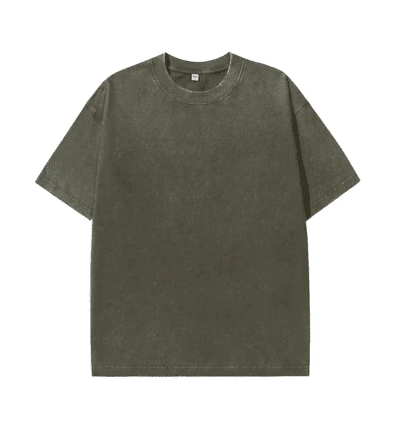 Vintage Acid Wash Hip Hop Cotton T-Shirt