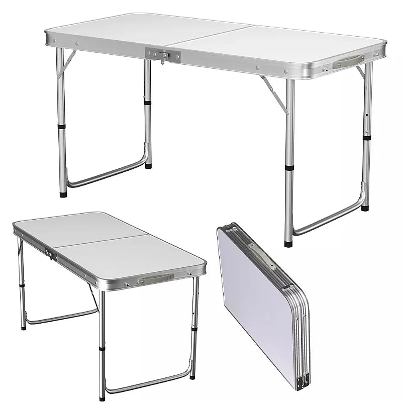 Adjustable Folding Aluminium Camping Table