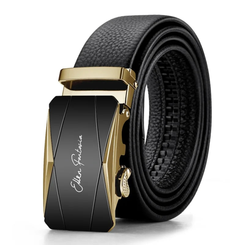 Men’s Genuine Leather Automatic Business Belt