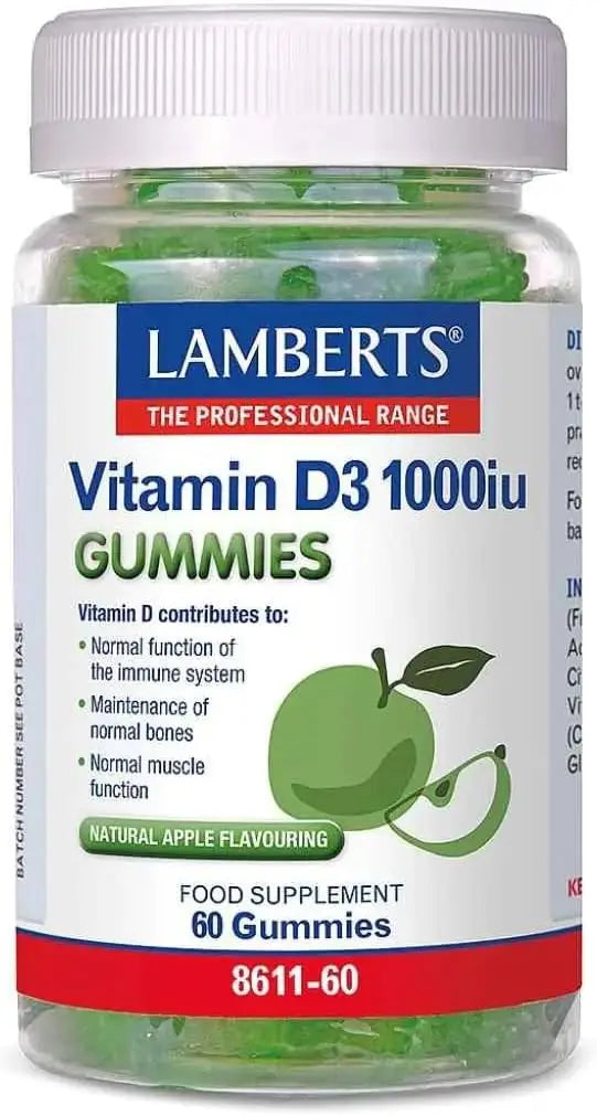 Lamberts Vitamin D3 1000 IU Gummies