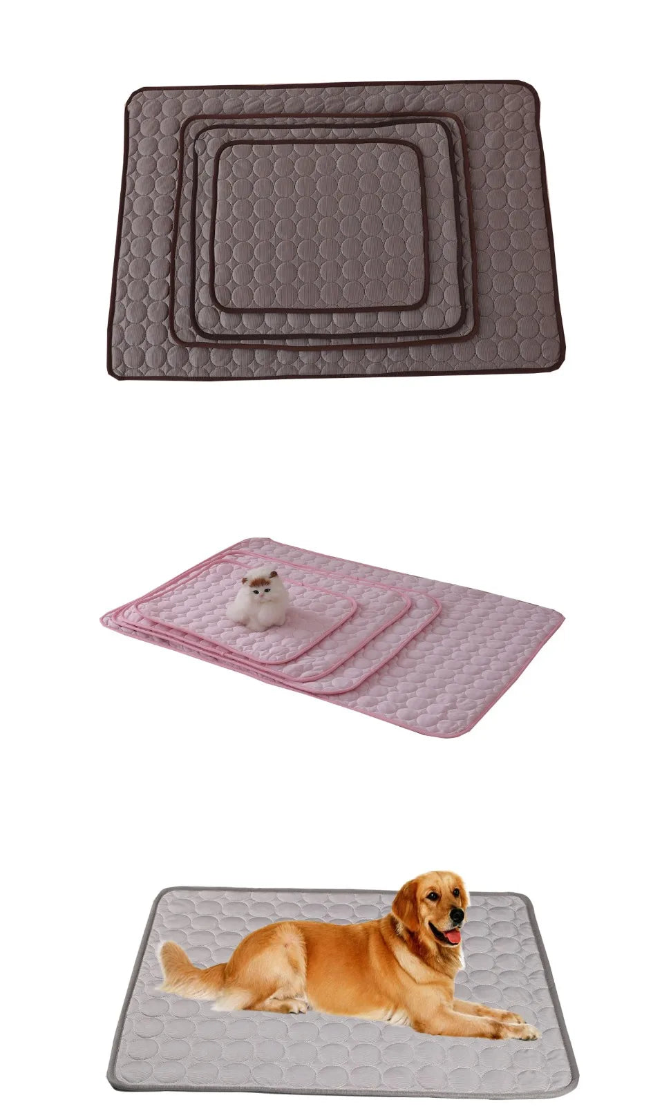 Extra Large Dog Cooling Mat Ice Blanket Bed