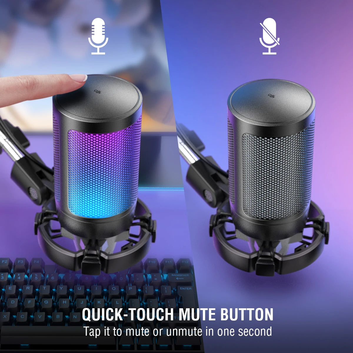 FIFINE A6T USB Gaming Microphone Kit