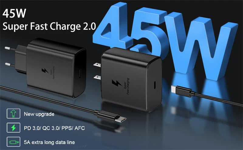 Samsung 45W Super Fast USB-C Charger Adapter