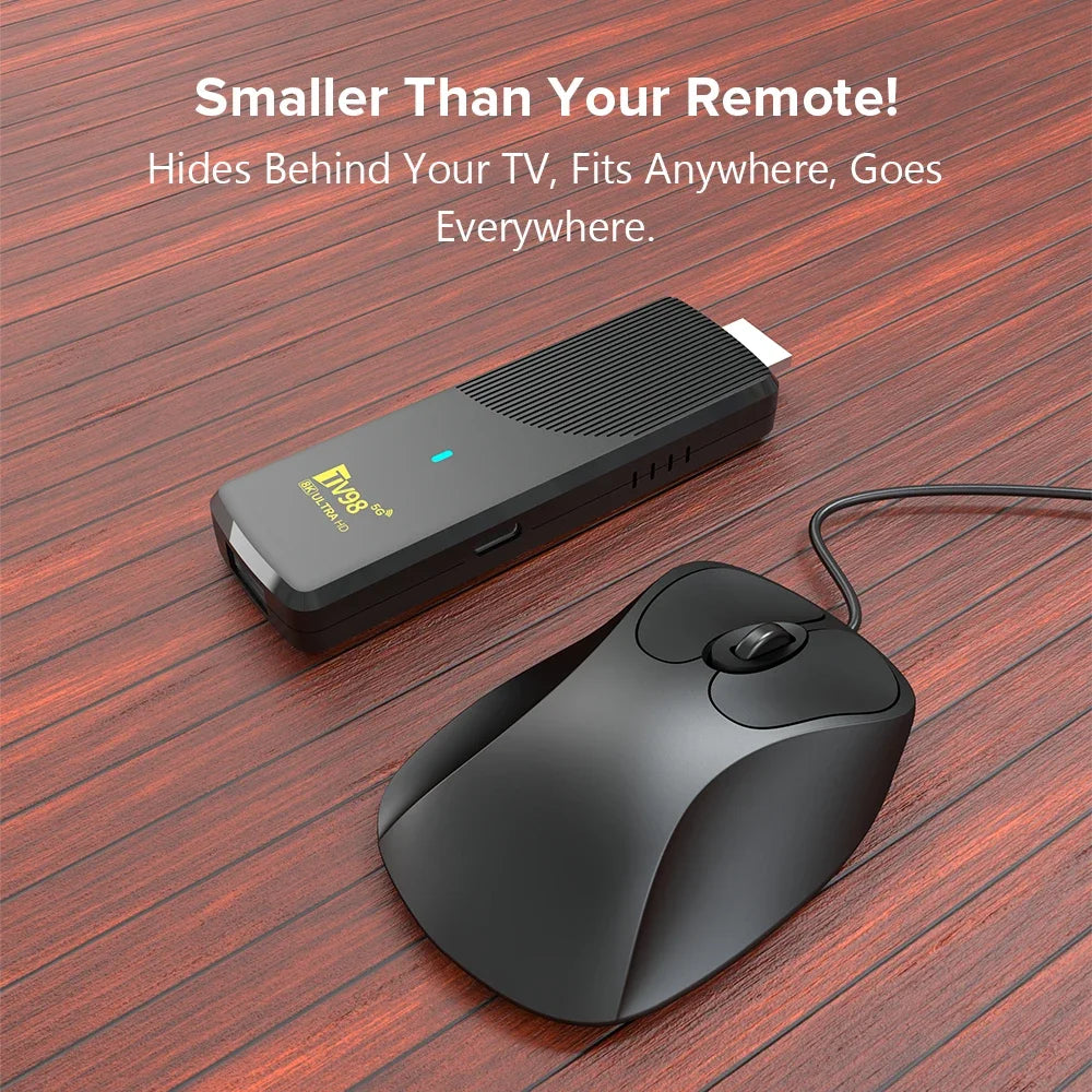 Android 14 ATV X9 8K Smart TV Stick Allwinner H313