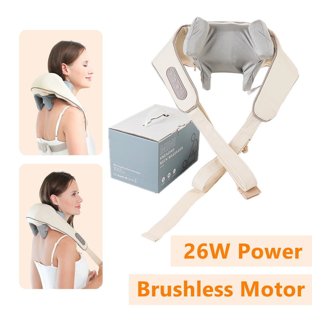 Wireless Neck & Shoulder Kneading Massager Shawl