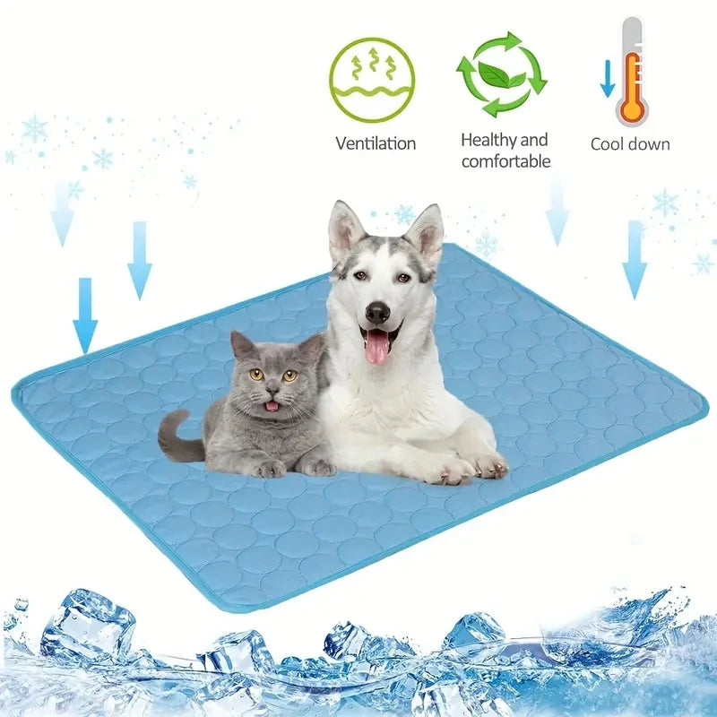 Extra Large Dog Cooling Mat Ice Blanket Bed