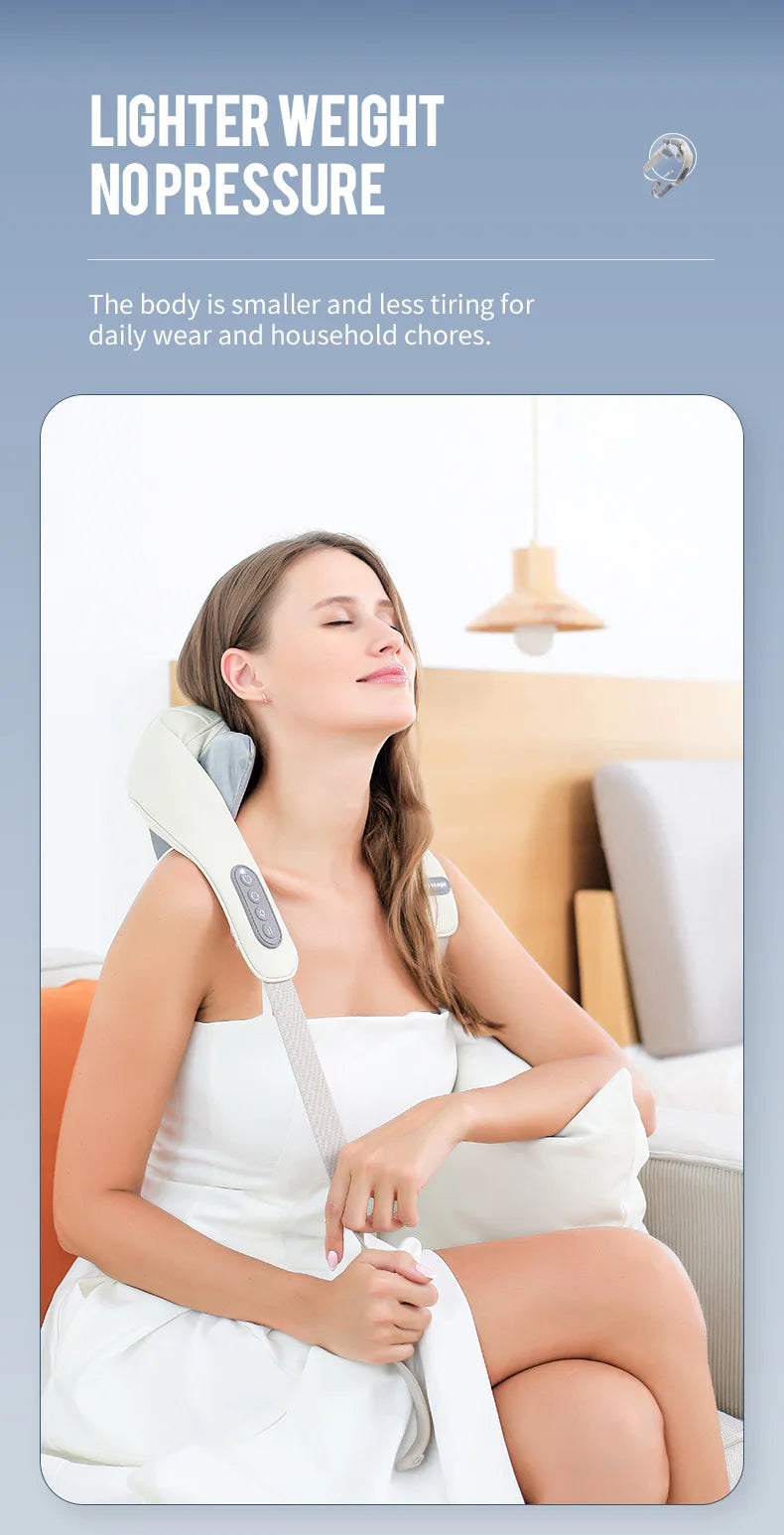 Wireless Neck & Shoulder Kneading Massager Shawl