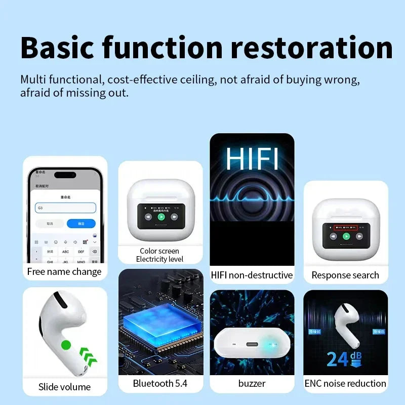 A10 Pro ANC Bluetooth 5.3 Noise Cancelling Earbuds
