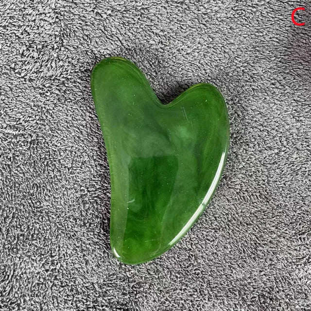 Heart Shape Beeswax Gua Sha Face Massager Board
