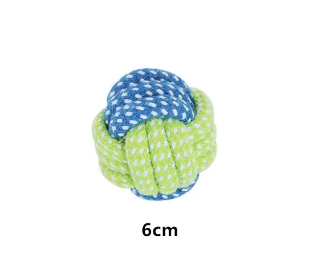 Interactive Cotton Rope Dog Chew & Toothbrush Toy