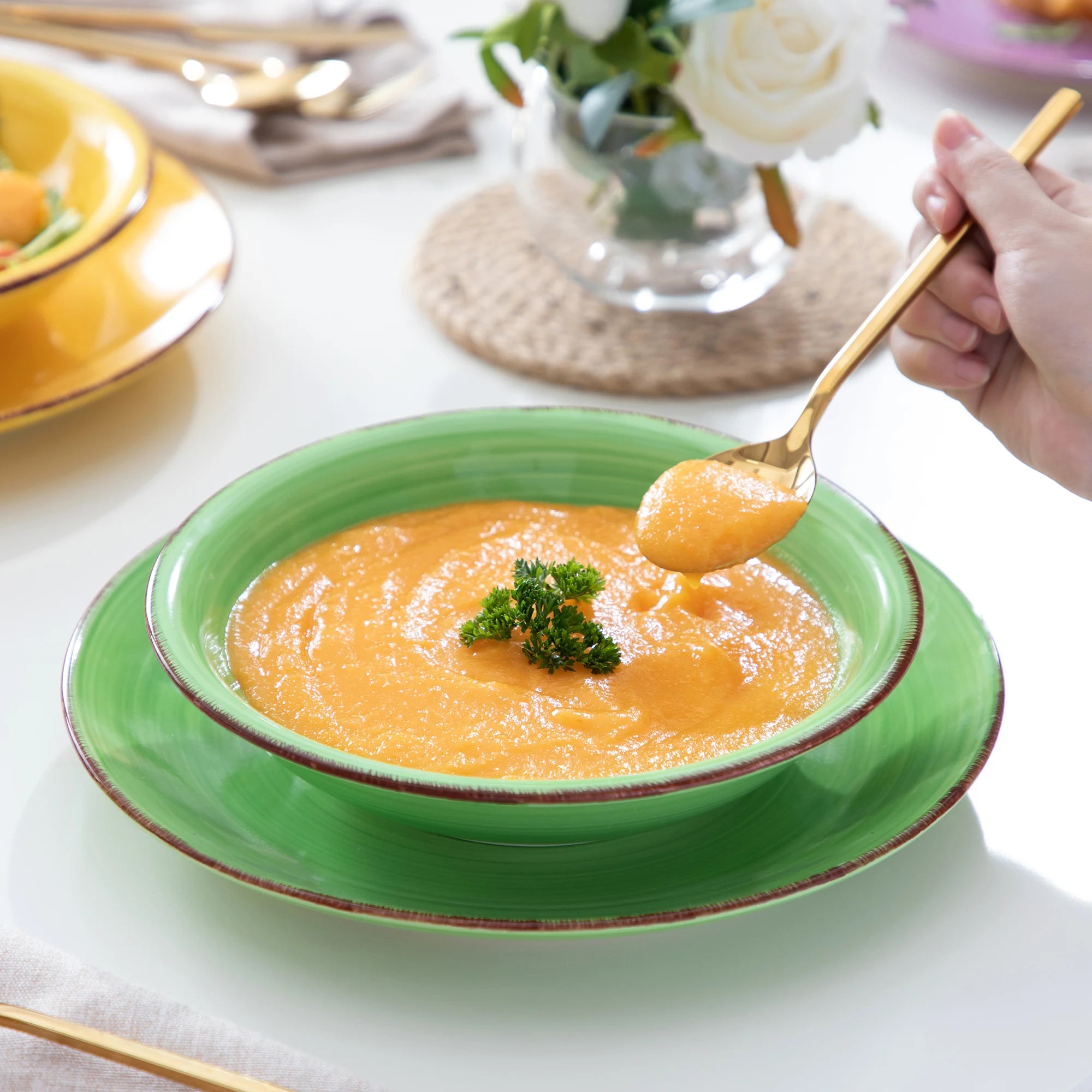 Vancasso Mix-Color Dinnerware Set (18/36 Piece)