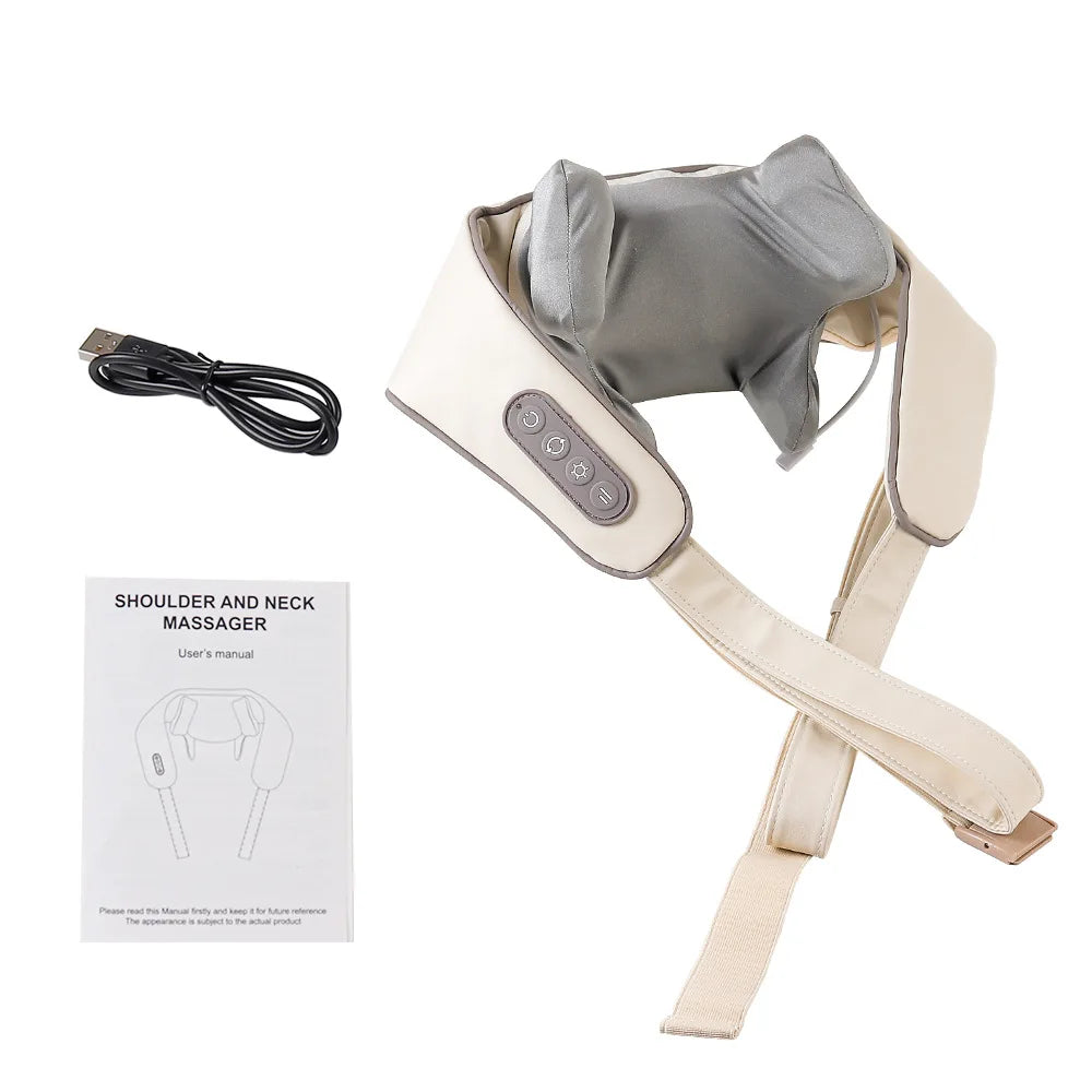 Wireless Neck & Shoulder Kneading Massager Shawl