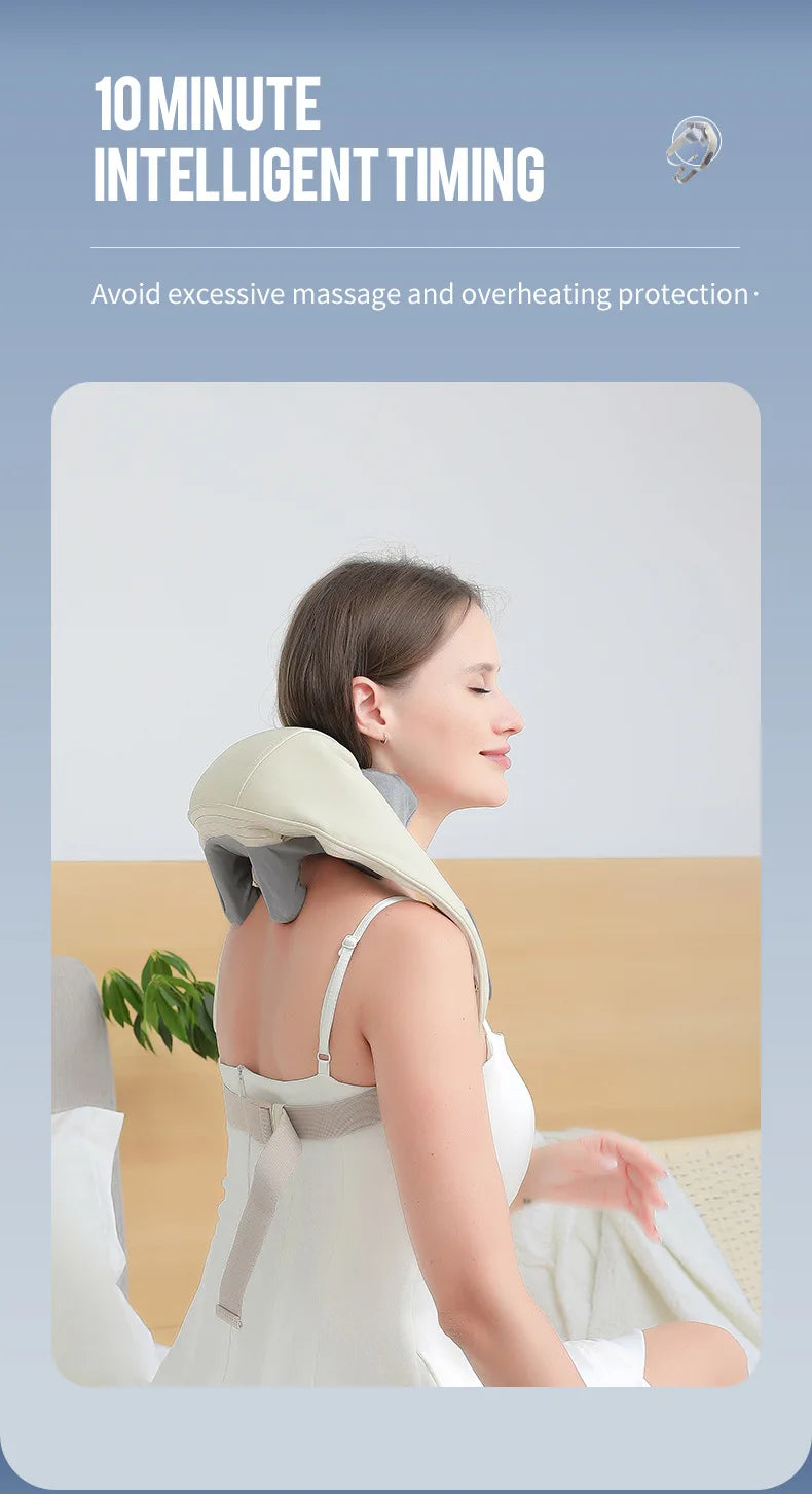 Wireless Neck & Shoulder Kneading Massager Shawl
