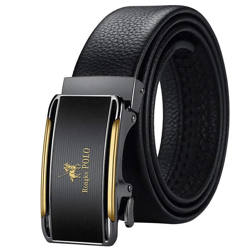 Men’s Genuine Leather Automatic Business Belt