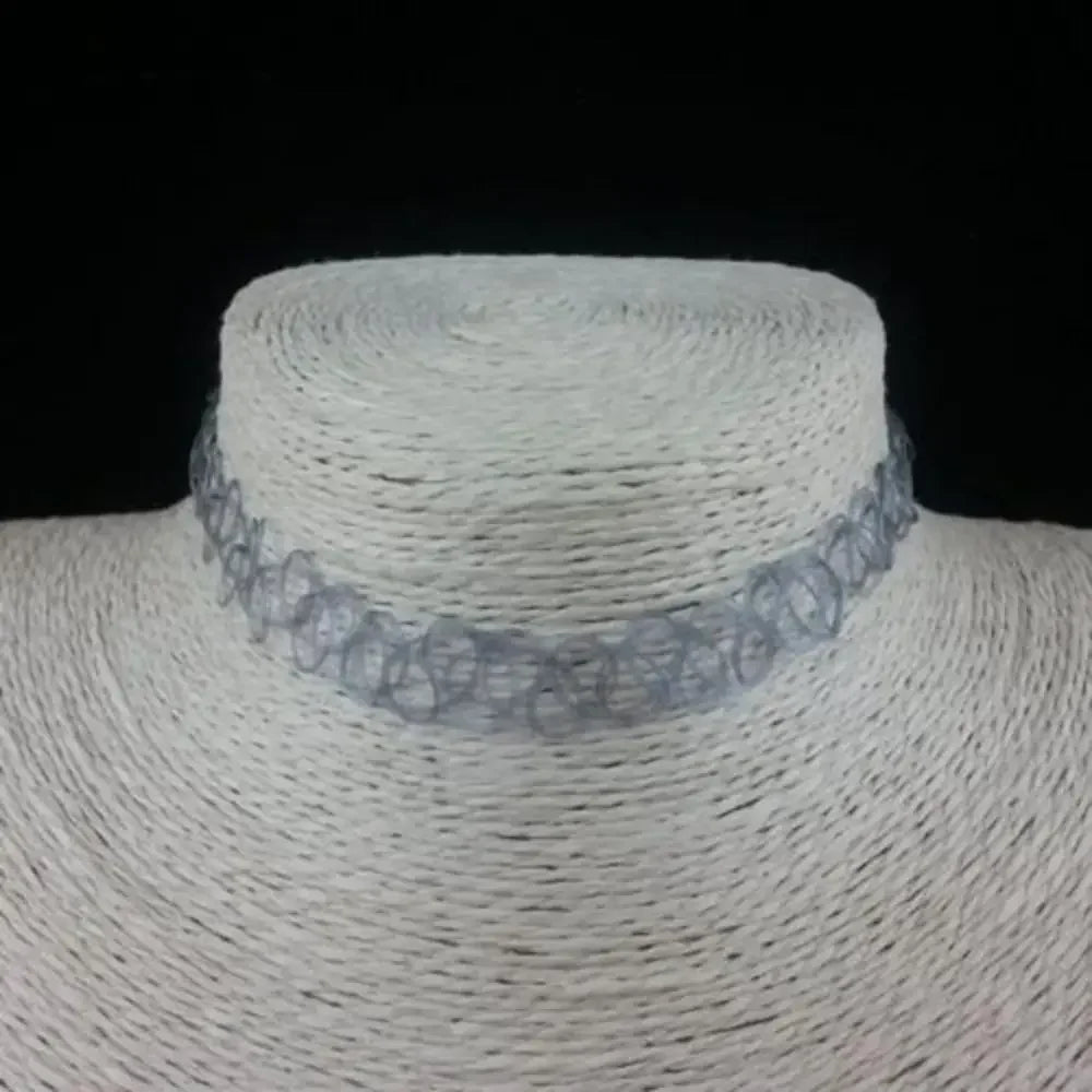 Vintage Stretch Tattoo Choker Necklace Set