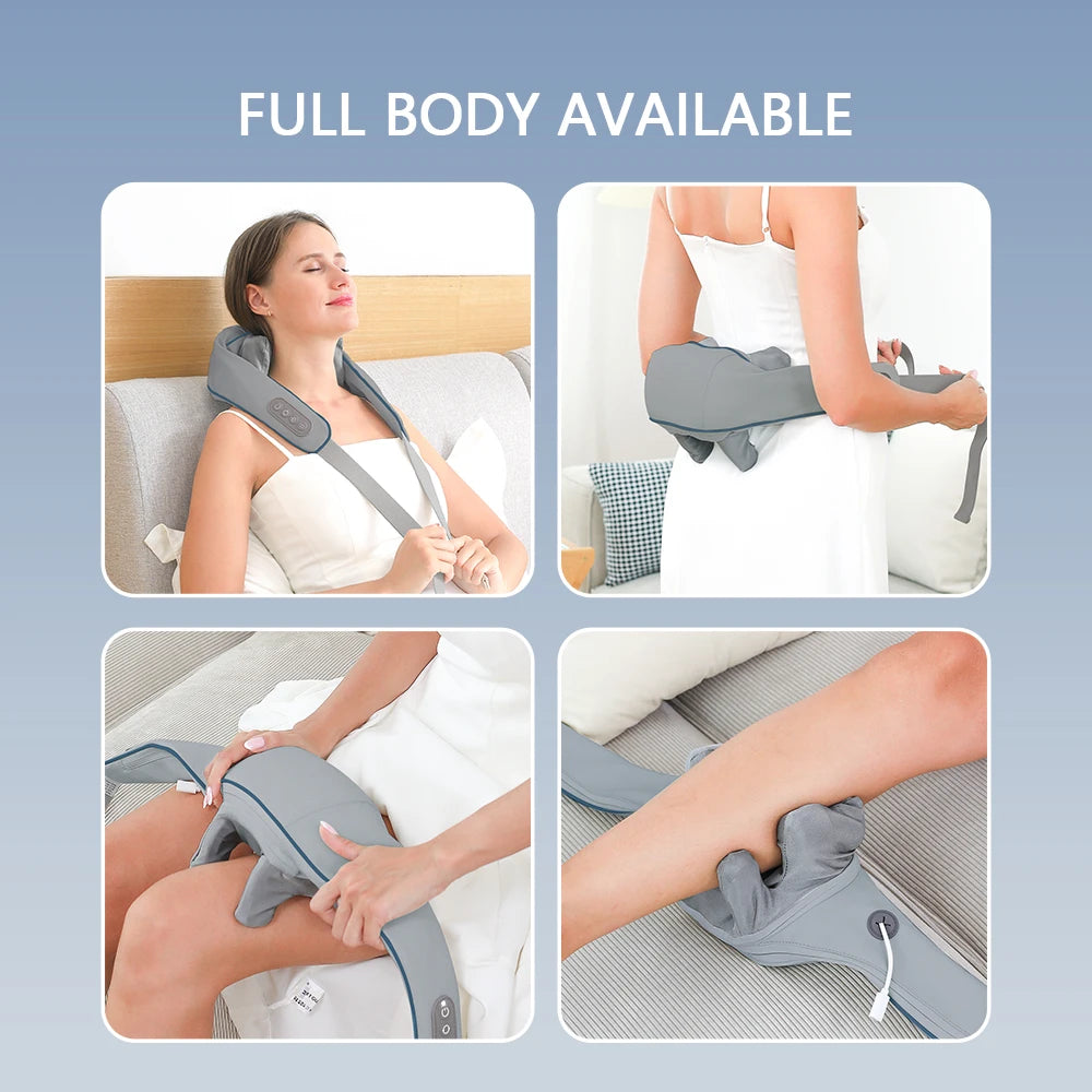 Wireless Neck & Shoulder Kneading Massager Shawl
