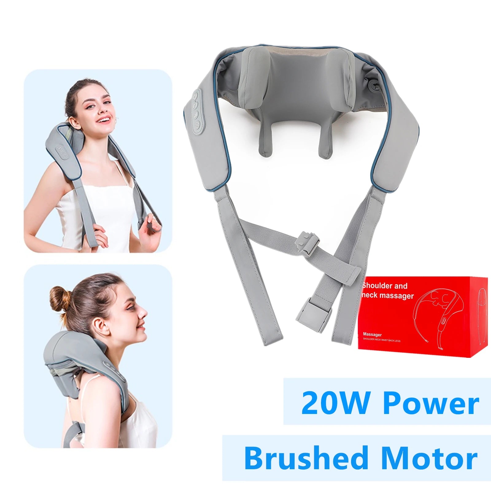 Wireless Neck & Shoulder Kneading Massager Shawl