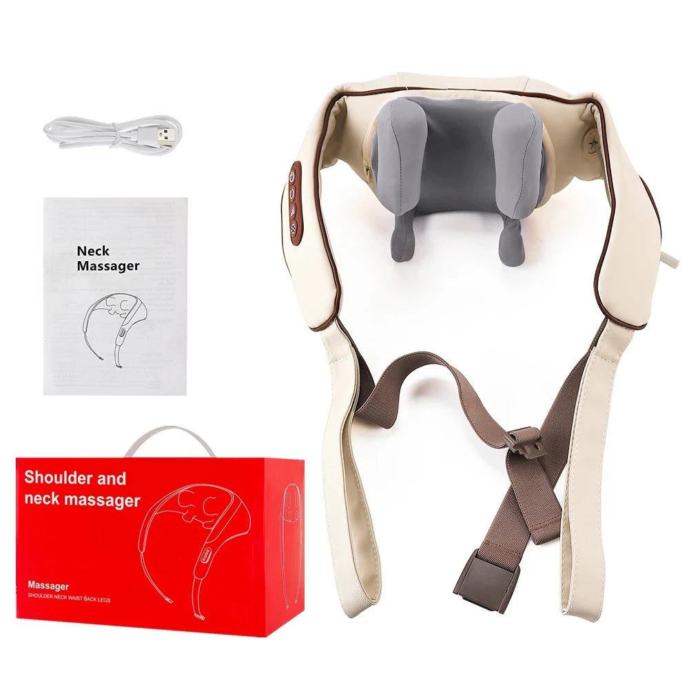Wireless Neck & Shoulder Kneading Massager Shawl