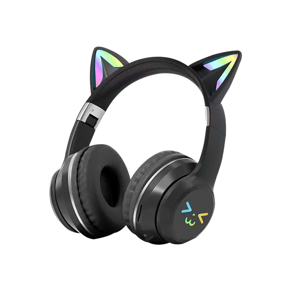 RGB Cat Ear Wireless Bluetooth Headphones