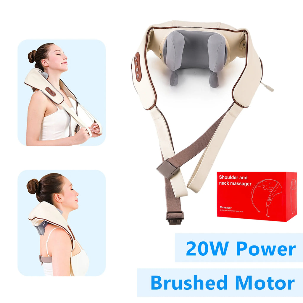 Wireless Neck & Shoulder Kneading Massager Shawl
