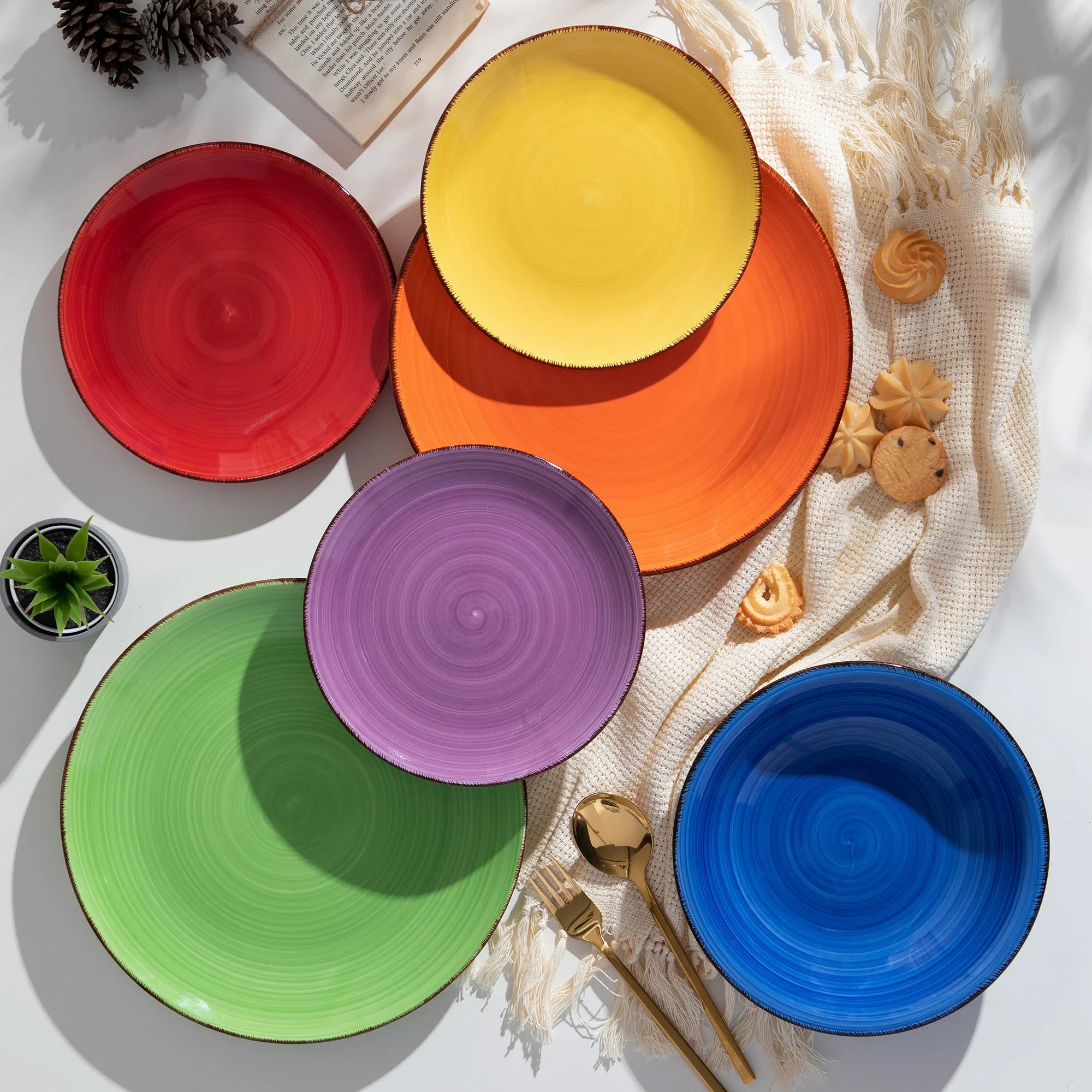 Vancasso Mix-Color Dinnerware Set (18/36 Piece)