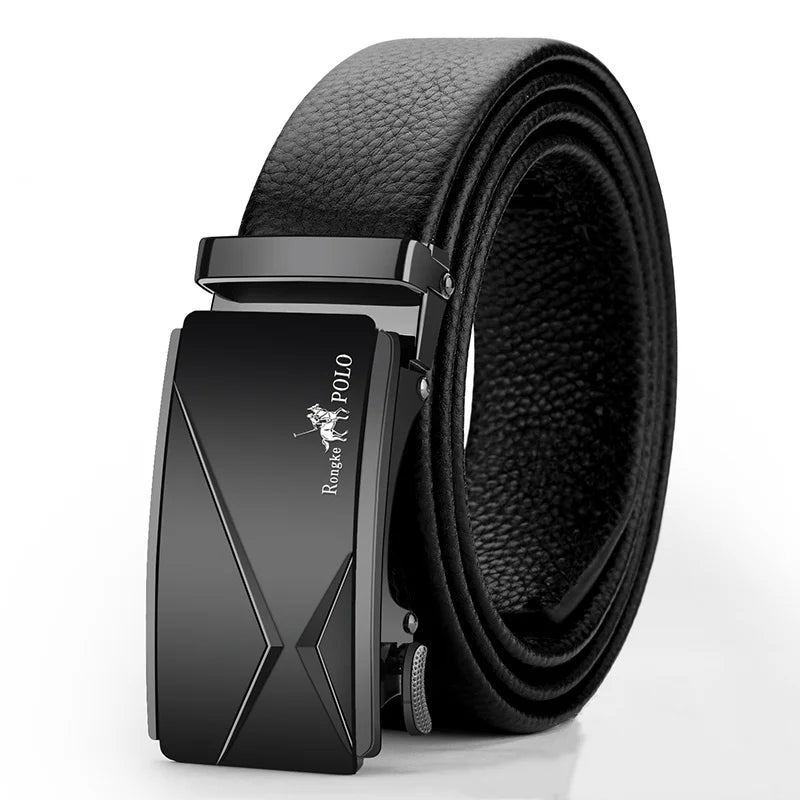 Men’s Genuine Leather Automatic Business Belt