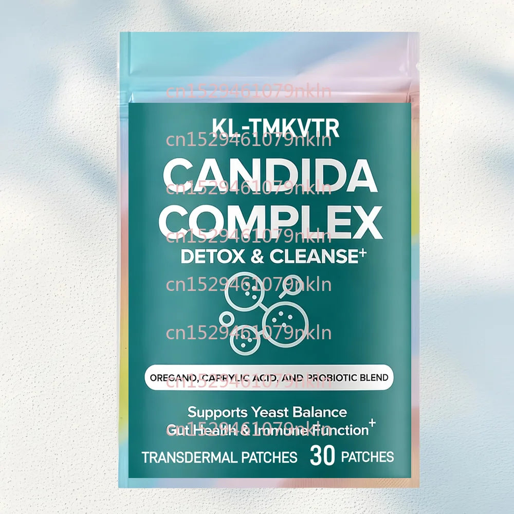 Candida Complex Transdermal Patches with Caprylic Acid & Probiotics