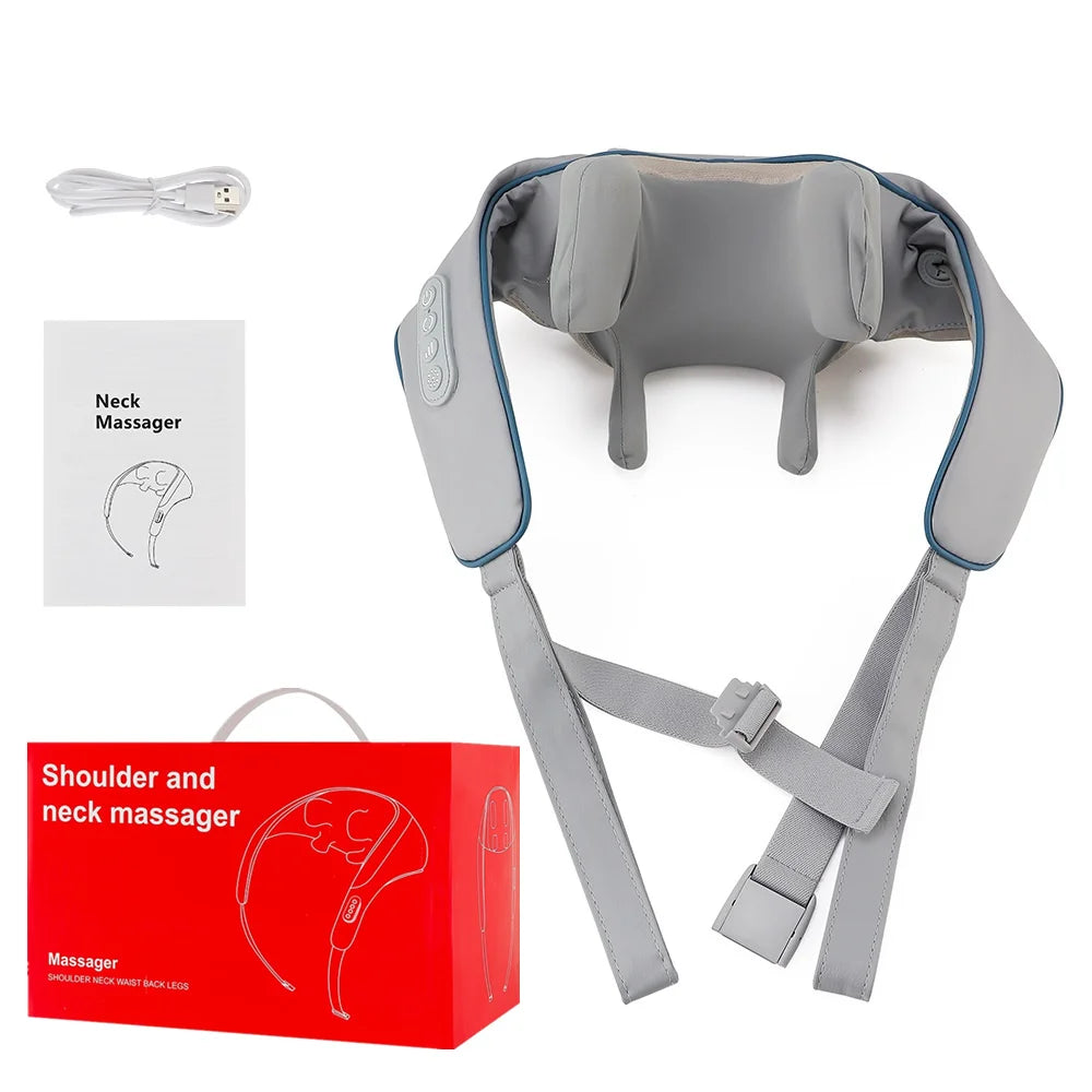 Wireless Neck & Shoulder Kneading Massager Shawl