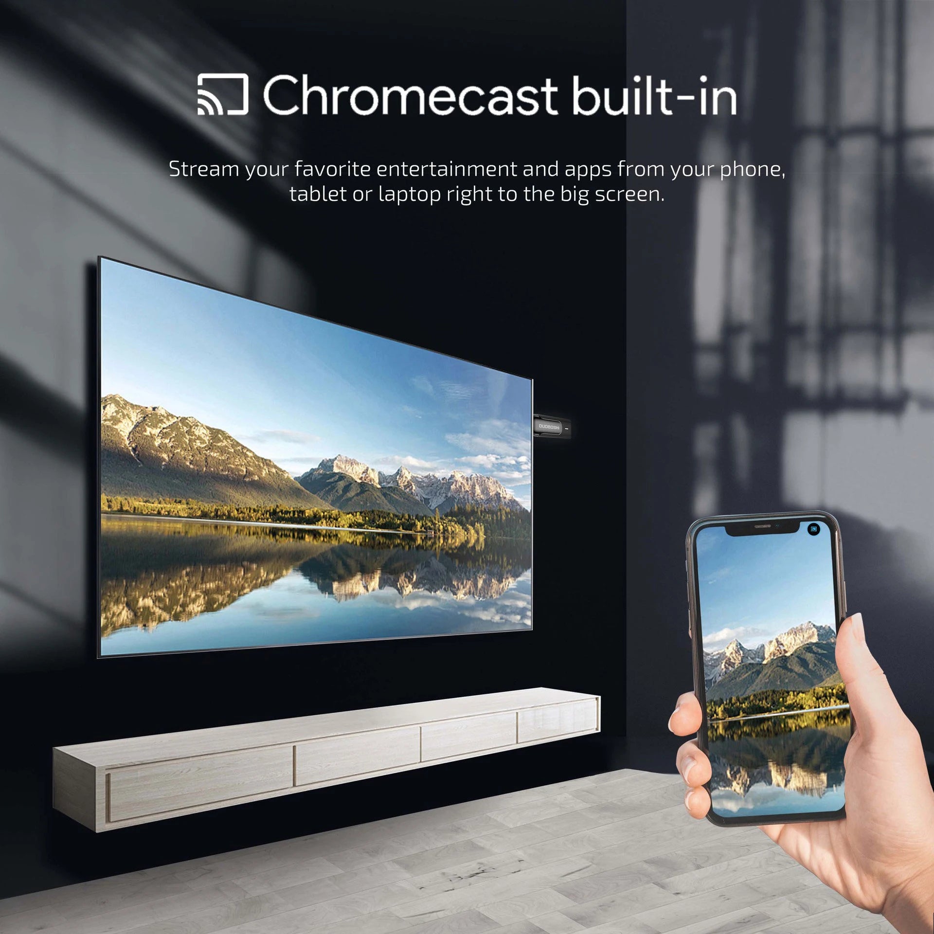Android TV Stick 4K Dual-Band WiFi Streaming Media Player