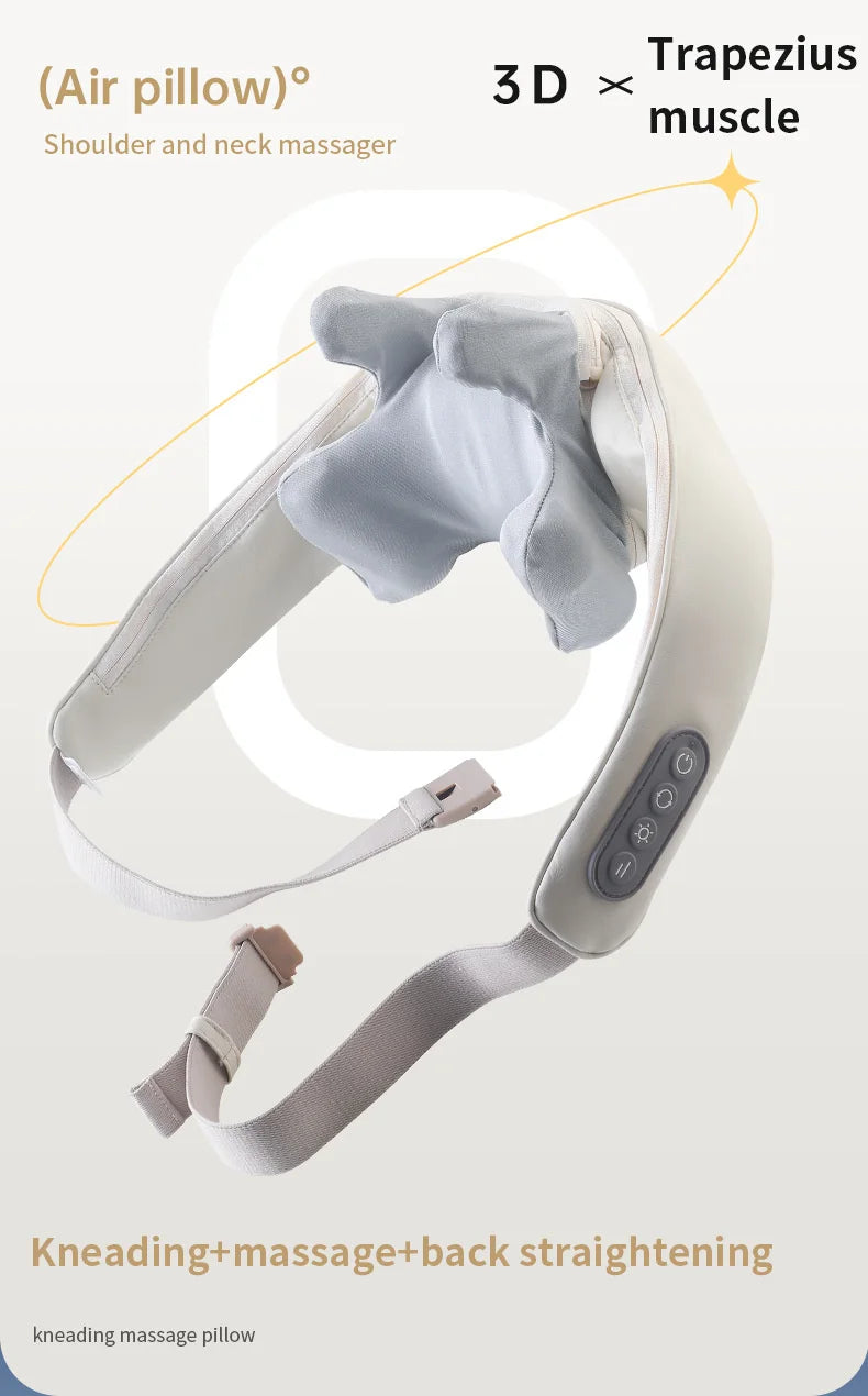 Wireless Neck & Shoulder Kneading Massager Shawl