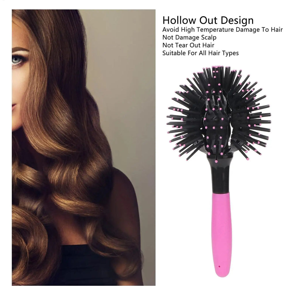 Portable Gentle Curly Hair Smoothing Brush for All
