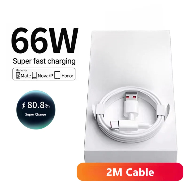 66W Super Fast USB-C Wall Charger & Cable
