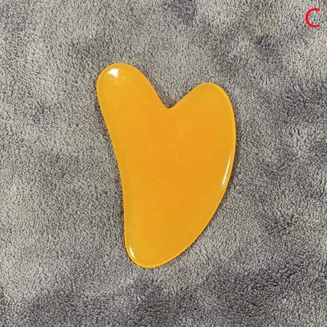 Heart Shape Beeswax Gua Sha Face Massager Board
