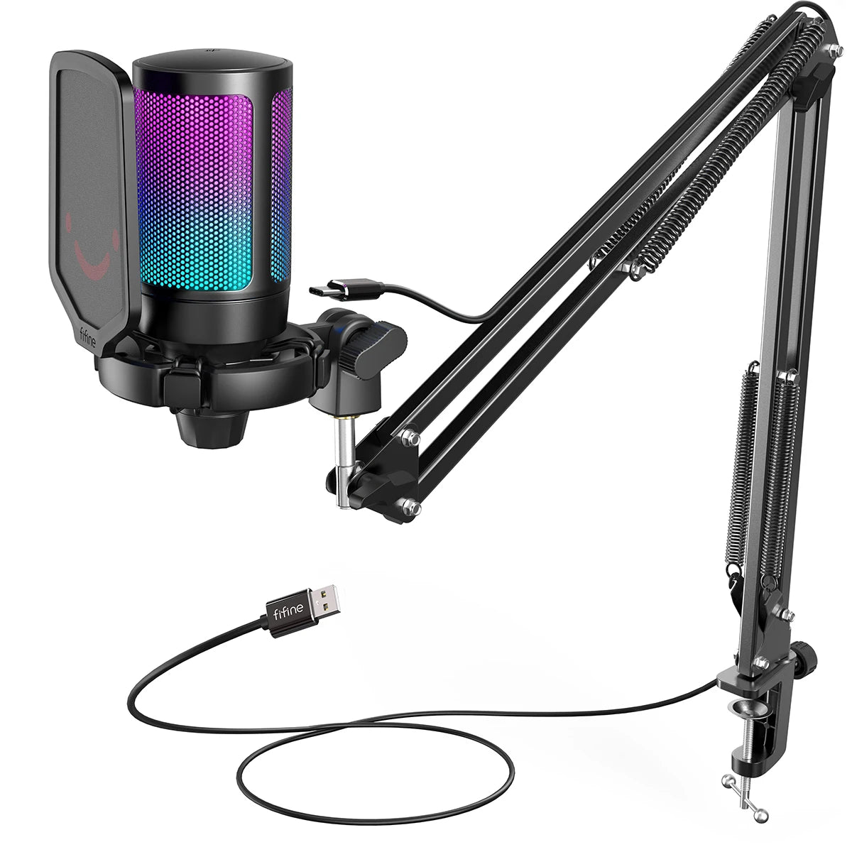 FIFINE A6T USB Gaming Microphone Kit