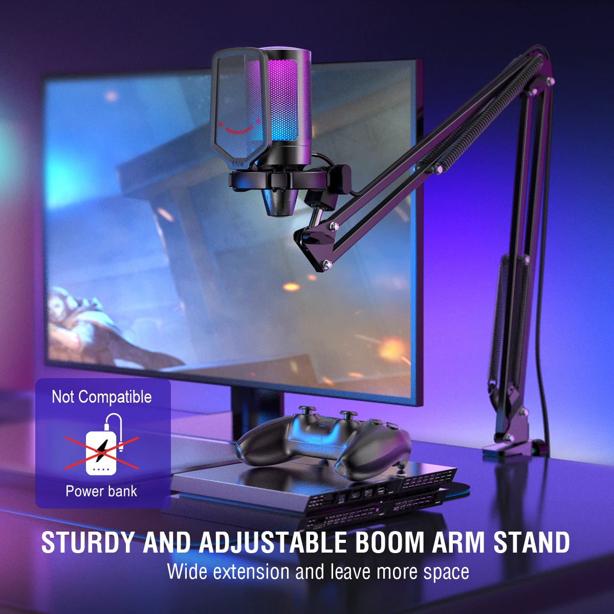 FIFINE A6T USB Gaming Microphone Kit