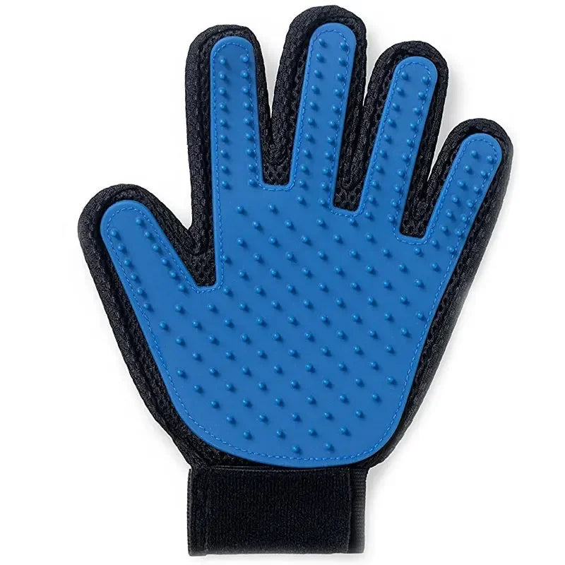 Silicone Pet Grooming Gloves Hair Removal Brush