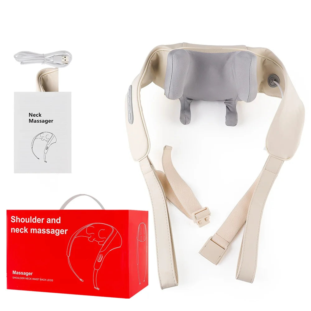 Wireless Neck & Shoulder Kneading Massager Shawl