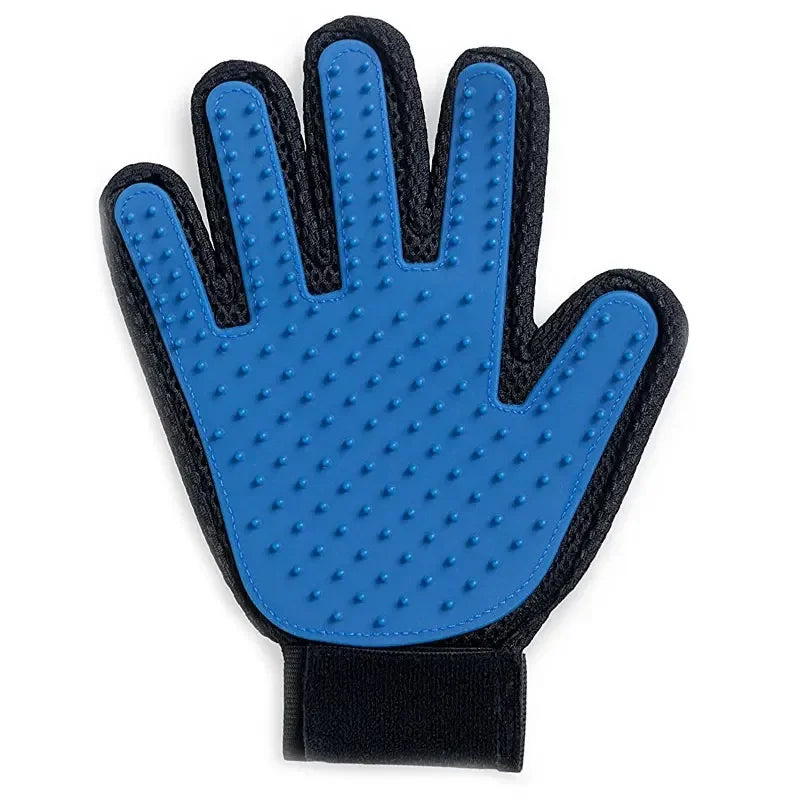 Silicone Pet Grooming Gloves Hair Removal Brush