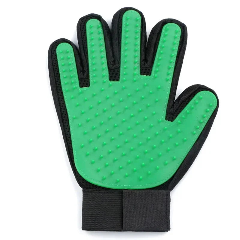 Silicone Pet Grooming Gloves Hair Removal Brush